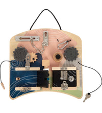 Laden Sie das Bild in den Galerie-Viewer, Motorikbrett Schlösser und Rotation