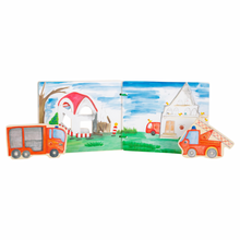 Laden Sie das Bild in den Galerie-Viewer, Bilderbuch aus Holz, interaktiv