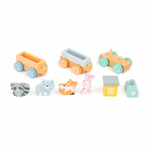 Laden Sie das Bild in den Galerie-Viewer, Holzzug Pastell