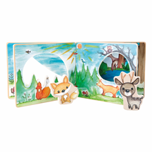 Laden Sie das Bild in den Galerie-Viewer, Bilderbuch aus Holz, interaktiv