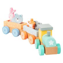 Laden Sie das Bild in den Galerie-Viewer, Holzzug Pastell