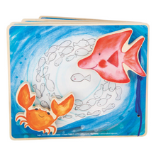 Laden Sie das Bild in den Galerie-Viewer, Bilderbuch aus Holz, interaktiv