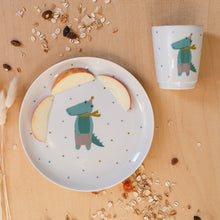 Laden Sie das Bild in den Galerie-Viewer, Porzellan Geschirr Krokodil