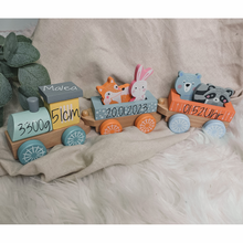 Laden Sie das Bild in den Galerie-Viewer, Holzzug Pastell